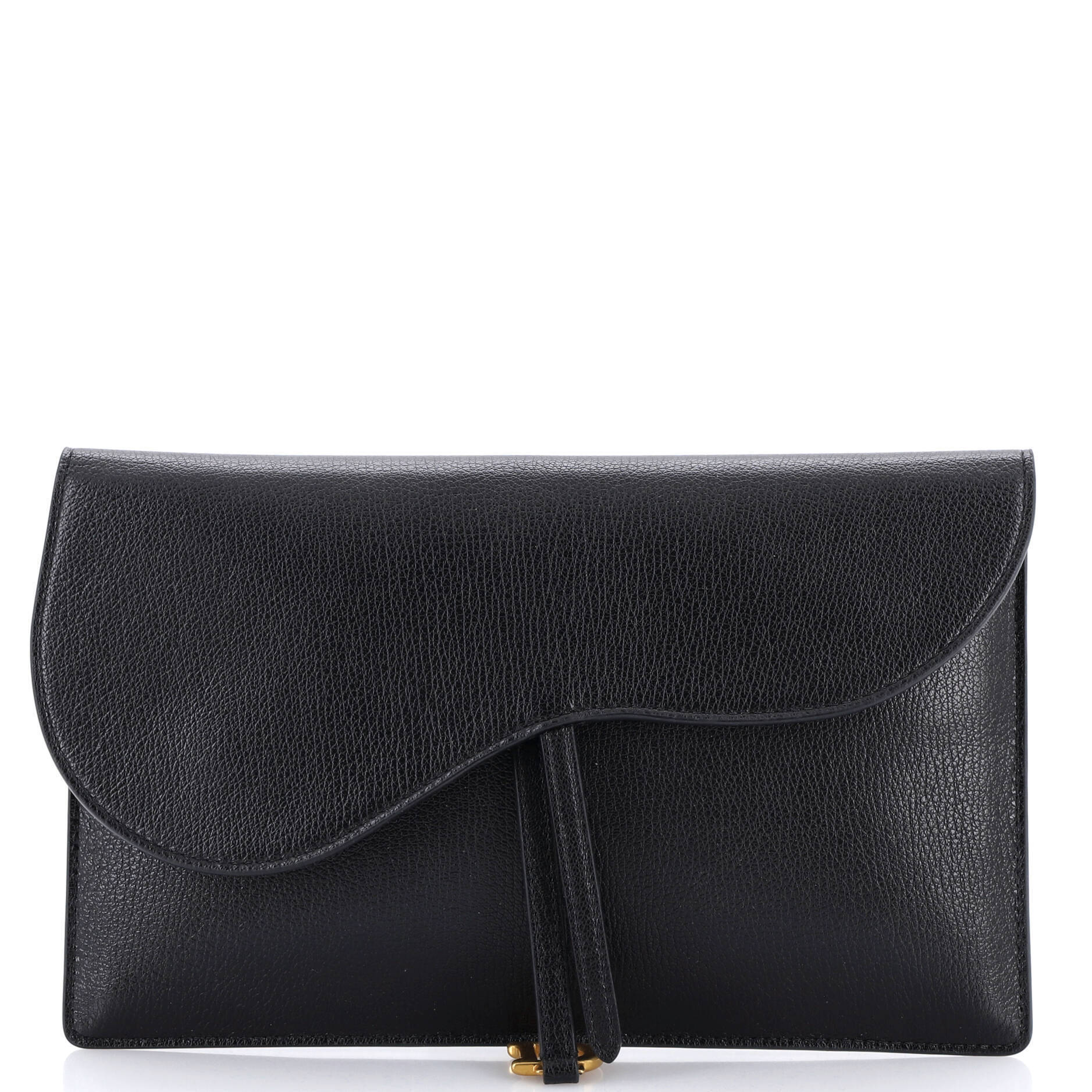 Christian Dior Saddle Pouch Leather